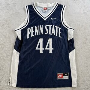Vintage Nike Penn State Jersey Youth Medium Navy Basketball #44 Made USA